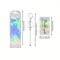 60 PCS Beadable Keychain Bar Bulk – Silver DIY Beaded Keychain Blanks with Cards & Bags for Crafting & Personalized Gifts